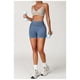 thumbnail image 4 of Pantalones cortos de entrenamiento for mujer, cintura alta, control de barriga, sin costuras, yoga, gimnasio, ciclismo, pantalones cortos activos, 4 of 7