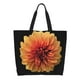 thumbnail image 1 of Easygdp Orange Dalia Bolsas Tote para Mujer, Bolsos de Hombro para Viaje, Bolsos de Mano de Gran Capacidad para Compras y Trabajo, 1 of 8