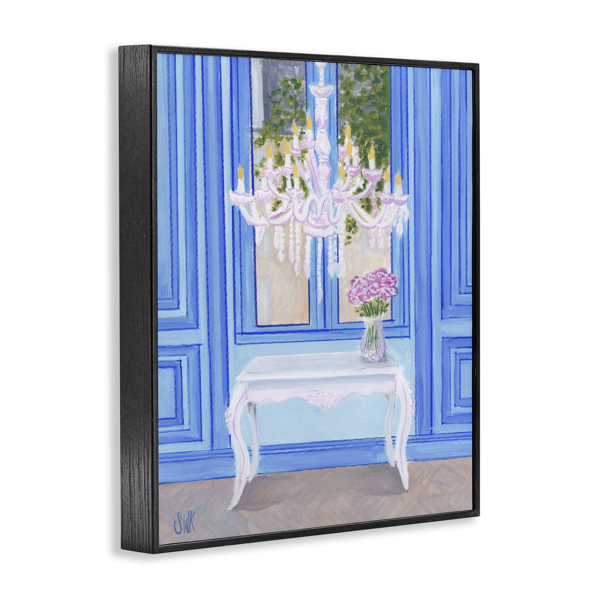 Stupell Industries French Window Architecture Black Framed Giclee Art, design by Sarah Waldron Kimball