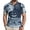 Blue, variant on Mens Halloween Golf Polo Shirts, Classic Printed Cartoon Short Sleeve Polo Shirts Casual Streetwear