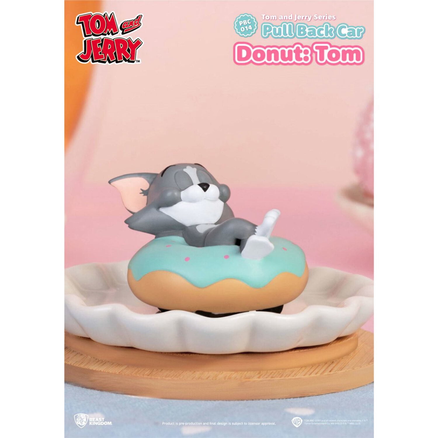 Tom and Jerry Series Pull Back Car Blind box Set(6pcs)(Pull Back Car)