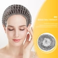 thumbnail image 2 of Chapeaux de Sommeil en Maille Réutilisables Filet à Cheveux Crochet Chapeau Snood pour Femmes Bonnet de Nuit, 2 of 6