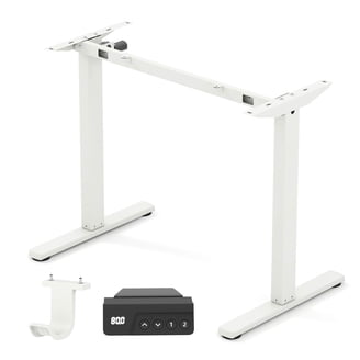 Electric Stand Up Office Desk Frame Single Motor Height Adjustable