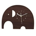 thumbnail image 5 of Masteelf  Timer Ticking Clock Wooden Elephant Wall Lightweight Creative Office, 5 of 8