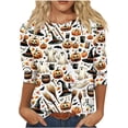 thumbnail image 1 of Sous-vêtements Thermiques Imprimés Mode Décontractée pour Femmes avec Design Manches Trois-Quarts, 1 of 5