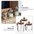 thumbnail image 3 of HEALEEP 3 Sets Sugar Container Glass Spice Containers for Kitchen Accessories, 3 of 8