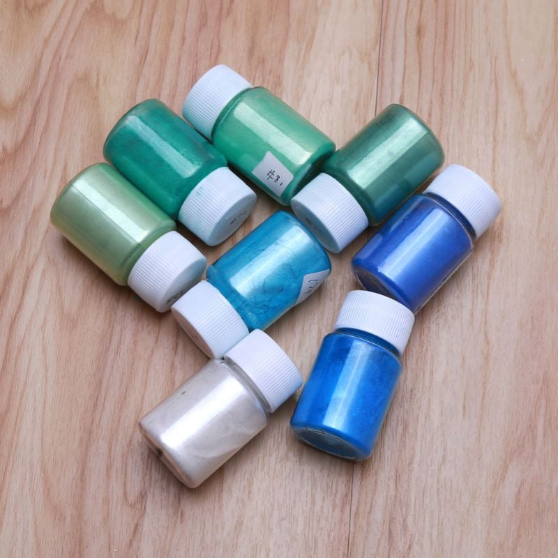 32 Colors 10g Resin Colorant Powder Mica Pearlescent Pigments Kit Resin Dye Epoxy Resin DIY Color Toning Jewelry Making