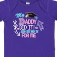 thumbnail image 4 of Inktastic My Daddy Did It and He Did It for Me with Graduation Cap Girls Baby Bodysuit, 4 of 5
