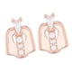 thumbnail image 4 of Rhinestone Bar Dientes Fang Grills Dientes Gorras Hippy Jewelry Rose Gold Oro rosa Zulema Boca boca tapa de tomas, 4 of 6