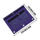 thumbnail image 5 of Estuche organizador para lápices con cremallera de 3 anillas, bolsa para cosméticos, estuche para lápices, almacenamiento portátil y plegable con cremallera, gran capacidad para escritorio, 5 of 6