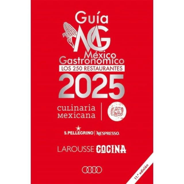 Libro Guia Mexico Gastronomico 2025 Tapa Blanda, Autor Claudio Poblete Ritchel, Editorial Larousse