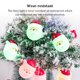 thumbnail image 5 of Inteprter 10 luces LED de cadena de Navidad muñeco de nieve patrón de Papá Noel fiesta de árbol de Navidad guirnalda de día conmemorativo Cocina y Comedor, 5 of 6