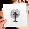 thumbnail image 7 of 3drose, Holy Cross - Easter Holiday Illustration, 12 Greeting Cards with Envelopes, 7 of 7