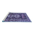 thumbnail image 2 of Ahgly Company Machine Washable Indoor Rectangle Southwestern Blue Country Area Rugs, 3' x 5', 2 of 4