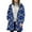 Blue, variant on Flannel Jacket for Women Stylish Trendy Fleece Lined Plaid Shackets Long Sleeve Mid Long Winter Warm Sherpa Jackets Outerwear (M, Gray)