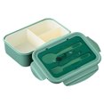 thumbnail image 2 of Bento Lunch Box Set Plástico A prueba de fugas Comida Contenedor Cuchara Tenedor para adultos Niños, Verde sidaley HA004158-01, 2 of 7