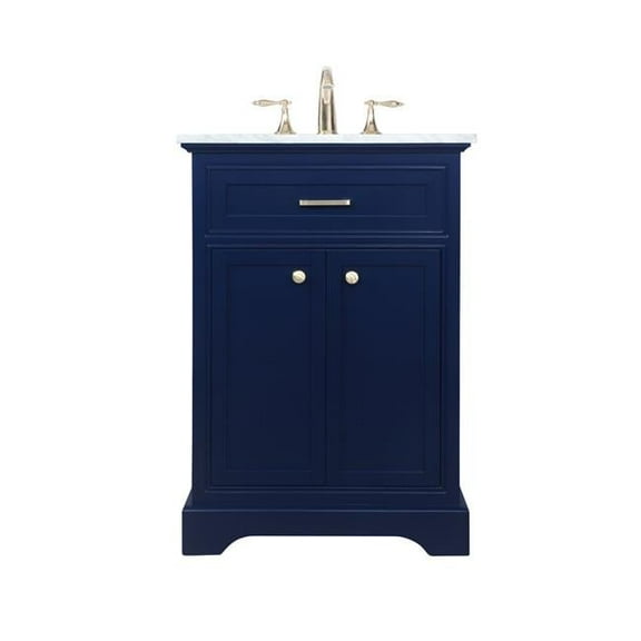 24 in. Single Bathroom Vanity, Blue