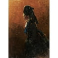 thumbnail image 2 of Ilya Efimovich Repin 11x14 Black Ornate Wood Framed Double Matted Museum Art Print Titled: Study for a Parisian Cafe (1875), 2 of 5