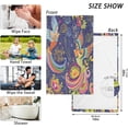 thumbnail image 3 of GZHJMY 2 Piece Trible Nation Birds Flowers Hand Towels for Bath Decorative, Pure Cotton Guest Towels Fingertip Towels for Bathroom Spa Gym,16 x 28 inch, 3 of 7