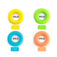 thumbnail image 2 of stanreset 4Pcs Silicone Grip Rings Hand Strengthener Finger Exercisers Palm Power Trainers, 2 of 6