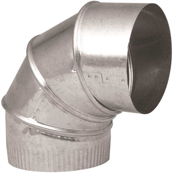Codo de escape Imperial Manufacturing de acero galvanizado de 4 x 4 pulgadas