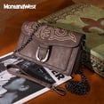 thumbnail image 7 of Montana West Women's Small Crossbody Purse Stylish Western Designer Clutch with Chain Strap Versatile Handbag, Stitch-Coffee, 7 of 7
