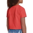 thumbnail image 5 of Uourmeti Christmas Santa Claus-Pink Crop Top for Girls Cute Loose Sports Pullover Lightweight Soft Crewneck Short Sleeve T-Shirt, 5 of 6