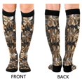 thumbnail image 4 of FORMRS Womens Knee High Socks Casual Long Thick Travel Daily Wear, 1 Pair, Metallic Flower, 4 of 6