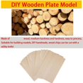 thumbnail image 4 of 15 Pack Unfinished Wood Sheets, for House Aircraft Ship Boat Arts, 4 of 5