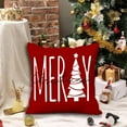 thumbnail image 7 of Christmas Throw Pillow Covers for Winter Decor 18x18" Christmas Pillowcase Bedroom Sofa Cushion Pillow Cover Christmas Tree Decorative Pillow, 7 of 7