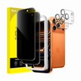 thumbnail image 1 of xixishop Privacy Screen Protector for iPhone 17 Pro Max 6.9-Inch with Camera Lens Protector, Anti-Spy Tempered Glass Film, Easy Installation Tool, 2-Pack Each, 1 of 1