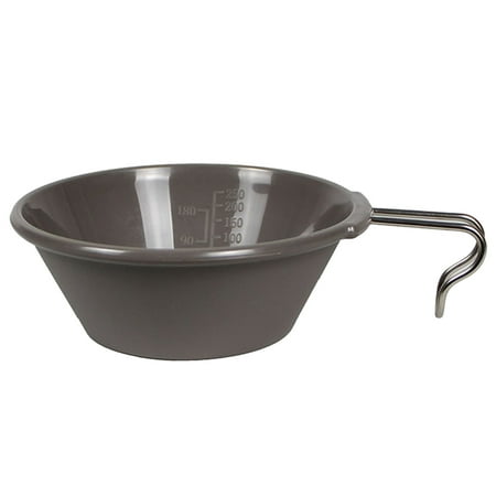 

IPEWLEX Outdoor Camping Bowl with Graduated Scale Line - Drop-Proof Kids Picnic Bowl Portable Insulated Tableware Colorful Small Bowl for Hiking and BBQ