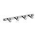 thumbnail image 3 of ALFI Brand AB9528 4 Prong Robe/Towel Hook Bath Accessory, 3 of 4