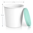 thumbnail image 4 of Recipientes para helados BALCI Premium de 1 litro (paquete de 2) con tapas, color menta, 4 of 6