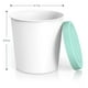 thumbnail image 4 of Recipientes para helados BALCI Premium de 1 litro (paquete de 2) con tapas, color menta, 4 of 6
