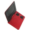 thumbnail image 4 of Lecteur DVD Portable avec Grand Écran Pivotant, 806 Lecteur DVD Mobile 1500mAh Rechargeable, Supporte Synchronisation TV, Carte SD, USB, Sans Région, Télécommande, Voiture, Formats Multi-Disques, 4 of 8