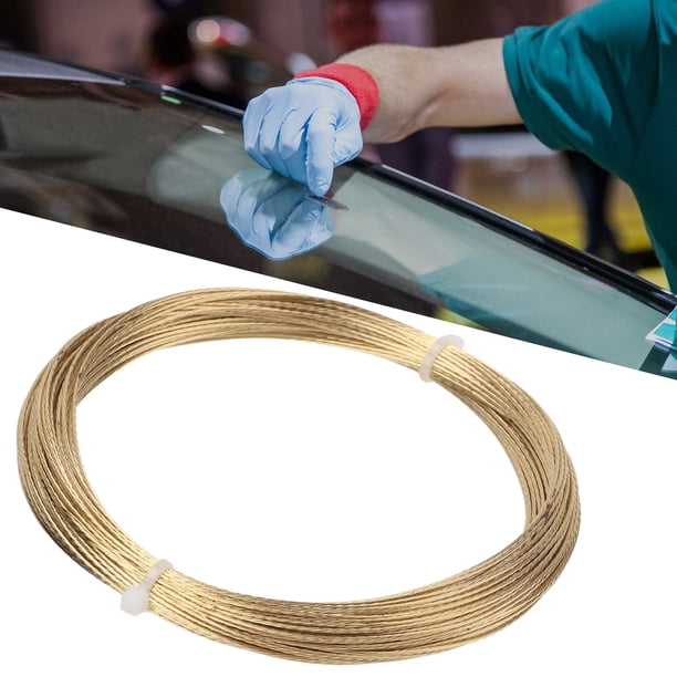 Cable De Corte De Parabrisas, Eficiente Universal De 25 M De Largo Para Quitar Vidrios De Automóviles Resistente Al Aceite Para Herramienta De Reparación