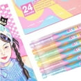 thumbnail image 4 of 12 Color Liquid Acrylic Paint Marker Acrylic Paint Pen for Journaling Drawing, 4 of 15