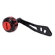 thumbnail image 5 of M Buder Manija del Carrete de Pesca Agarre de Perilla de Metal Pieza de Repuesto Negro Rojo (9.2 cm / 3.6 inches), 5 of 9