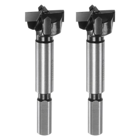 

Uxcell 2 Pack 25mm K30/C1 Tungsten Carbide Wood Hinge Hole Drilling Forstner Drill Bit Opener Cutter