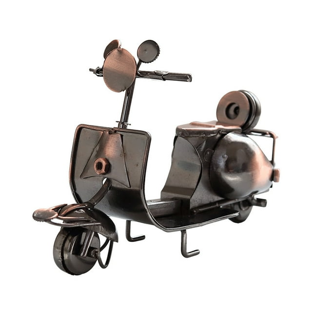 Wrought Iron Motorcycle Model Motorcycle Decoration Chic Desktop Ornament