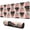 Rottweiler and Pioneer, variant on Long Mouse Pads for Desk,Schnauzer with Pioneer Flower Desk Mats on Top Of Desks, Desk Mouse Pad Extra Large with 3mm Non-Slip Base and Stitched Edge for Gaming,Office,Work,Home 31.5"x11.8"