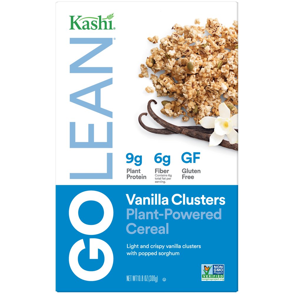 Kashi Go Lean Clusters Breakfast Cereal, Vanilla Pepita, 10.8 Oz