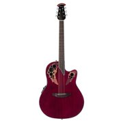 Ovation Celebrity Elite Acoustic-Electric Guitar Ruby Red