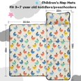 thumbnail image 5 of Hen and Silhouette Cream Pattern Teens Toddler Nap Mat with Pillow, Sleeping Mat Bag for Preschool Daycare 59"x22", 5 of 6