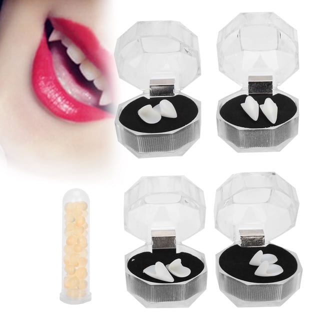 Dentaduras Postizas BuyWeek Halloween Dientes Adhesivos Tecnología de Vanguardia