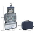 thumbnail image 3 of Casual Outdoor Foldable Large Capacity Travel Organizer Zipper Bag Hanging Zipper Storage Bags Folded Cosmetic Bags Makeup Bags Storage Toiletry Bag GREY S, 3 of 8