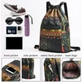 thumbnail image 3 of RYGRZJ Double Shoulder Elephant 2023 New Print European And American Fashion Casual All-Match Large Capacity Travel Oxford Nylon Portable Single Shoulder Women'S Cloth Bag, 3 of 7