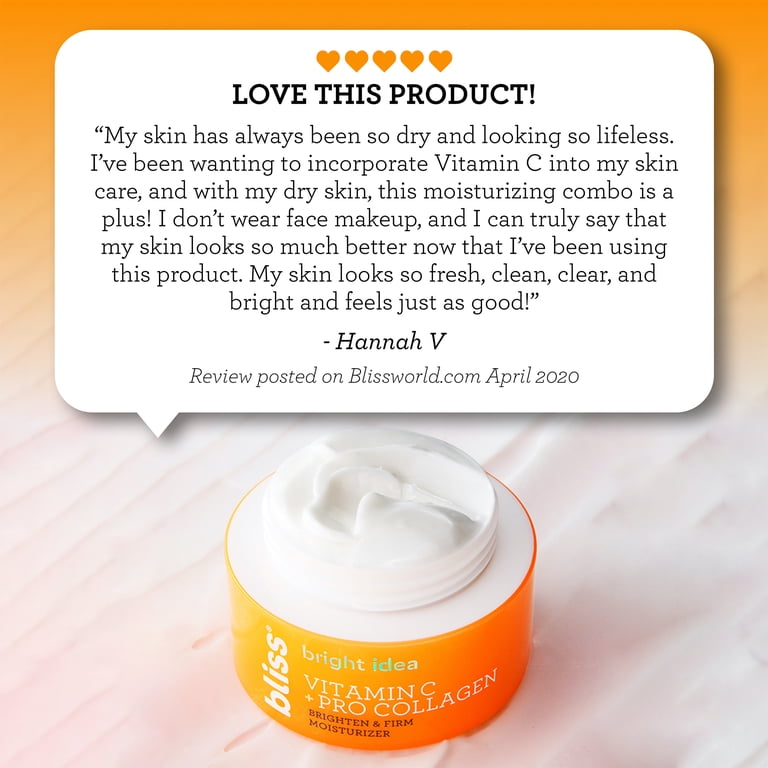 Bliss Bright Idea Face Brightening Face Moisturizer with Vitamin C