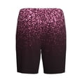 thumbnail image 2 of Lsque Pink Glitter Sparkles A Mens Sleep Pajama Shorts,Short Pajama Pants, Cotton Ultra-Soft Knit-Medium, 2 of 9